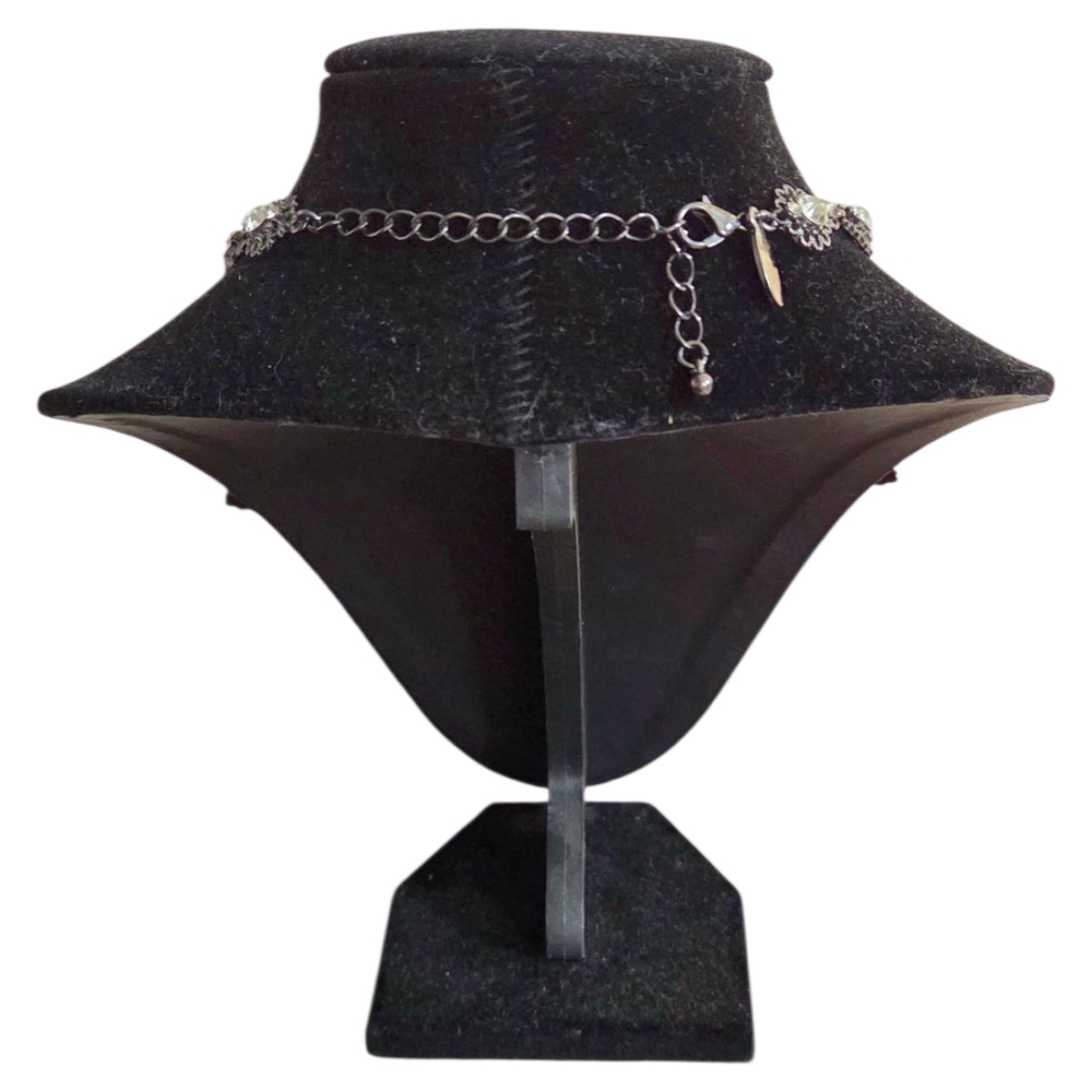 Tasha Gunmetal Crystal Statement Necklace - Picture 3 of 5